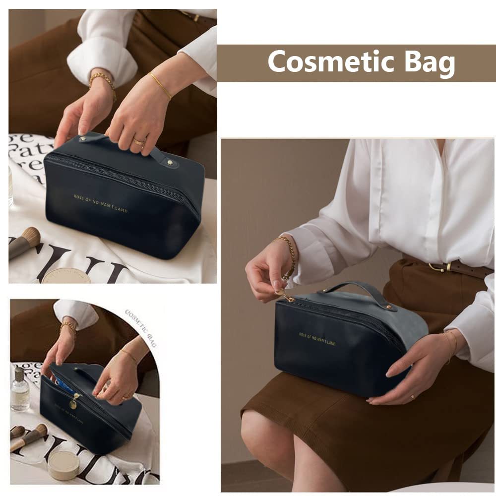 Large capacity travel cosmetic Bag: Multifunctional makeup organizer