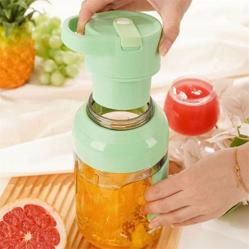 Summer Electric Juicer: Portable 1500ml Juice USB Rechargeable Blender