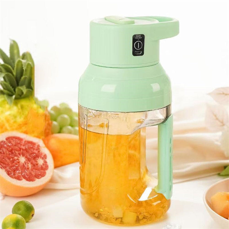 Summer Electric Juicer: Portable 1500ml Juice USB Rechargeable Blender