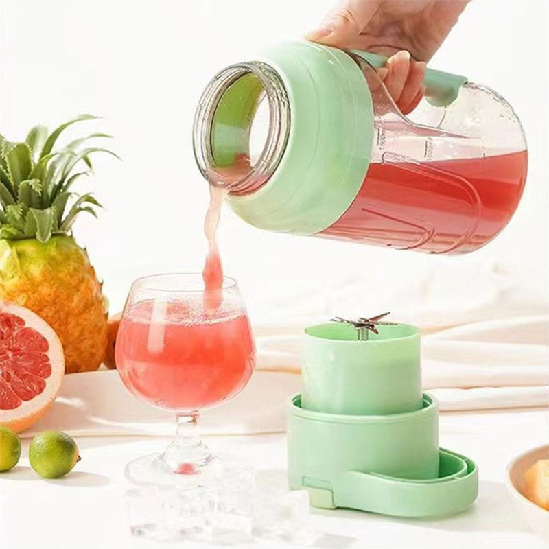 Summer Electric Juicer: Portable 1500ml Juice USB Rechargeable Blender